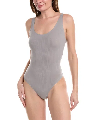 Shop Wolford Beauty Bodysuit In Grey