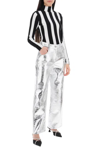 Shop Interior Sterling Pants In Laminated Leather