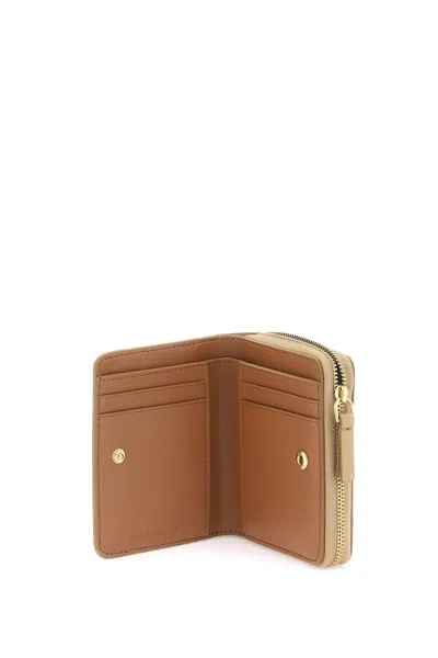 Marc Jacobs Womens Camel Mini Compact Leather Wallet