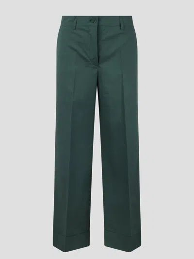 Shop P.a.r.o.s.h Canyox Popeline Cotton Pant