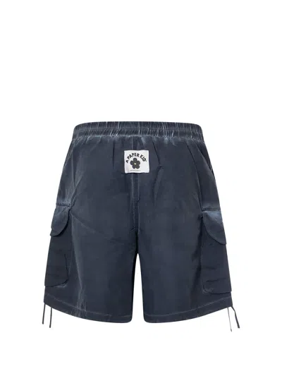 Shop A Paper Kid Cotton And Nylon Bermuda Shorts With Brooch Detail