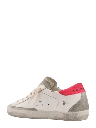Shop Golden Goose Leather And Suede Sneakers With Contrasting Back Patck
