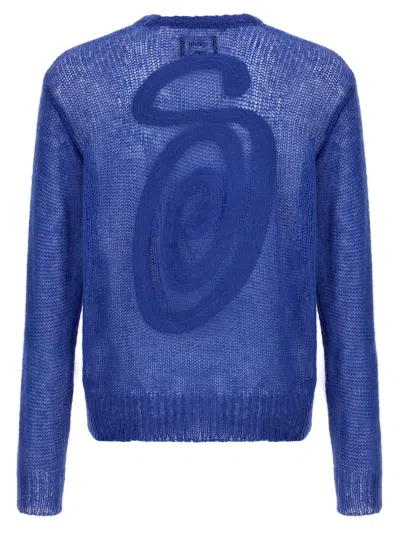 Shop Stussy Loose Sweater Sweater, Cardigans Blue