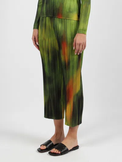 Shop Issey Miyake Turnip & Spinach Trousers