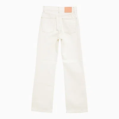 Shop Acne Studios Regular White Denim Jeans Women