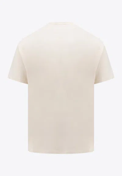 Shop Roberto Collina Basic Crewneck T-shirt In White