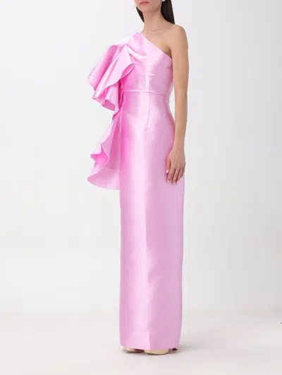 Shop Solace London Dress Woman Blush Pink Woman