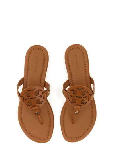 Shop Tory Burch Sandal "miller" In Brown