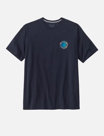 Shop Patagonia Unity Fitz Responsibili-tee T-shirt In Navy Blue