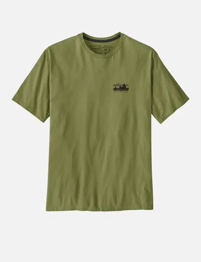 Shop Patagonia '73 Skyline Organic T-shirt In Green