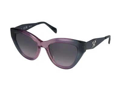Shop Blumarine Sunglasses In Shaded Pink