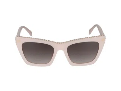 Shop Blumarine Sunglasses In Pastel Pink Full Glossy