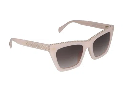 Shop Blumarine Sunglasses In Pastel Pink Full Glossy