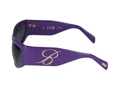 Shop Blumarine Sunglasses In Purple Full