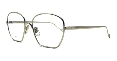Shop Loewe Eyeglasses In Silver