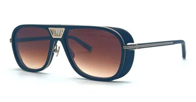 Shop Matsuda Sunglasses In Matte Black