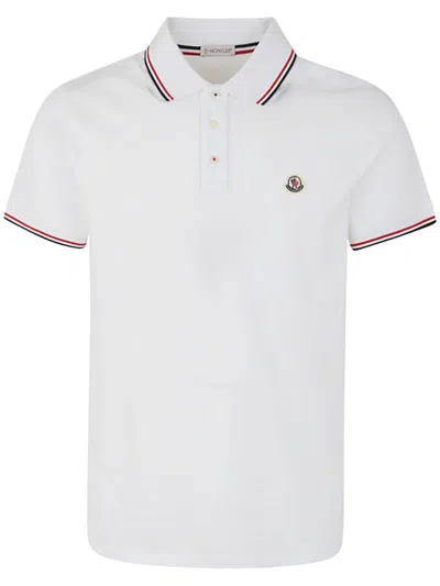 Shop Moncler Ss Polo Clothing In White
