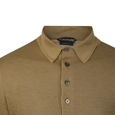 Shop Tom Ford T-shirts And Polos Brown