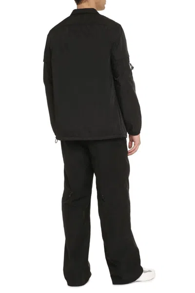 Shop Givenchy Technical Fabric Overshirt In Black
