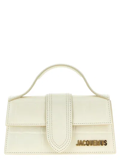 Shop Jacquemus 'le Bambino' Handbag In White