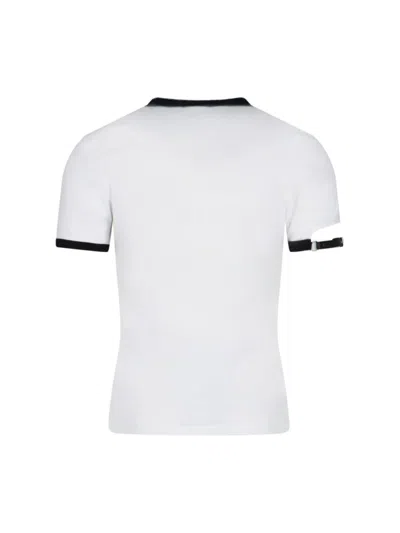 Shop Courrèges T-shirts And Polos In White