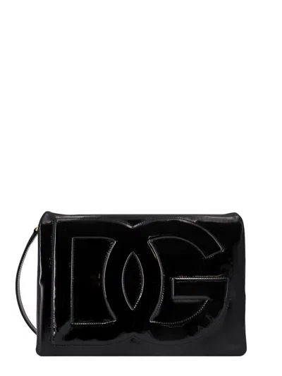 Shop Dolce & Gabbana Dg Logo In Black