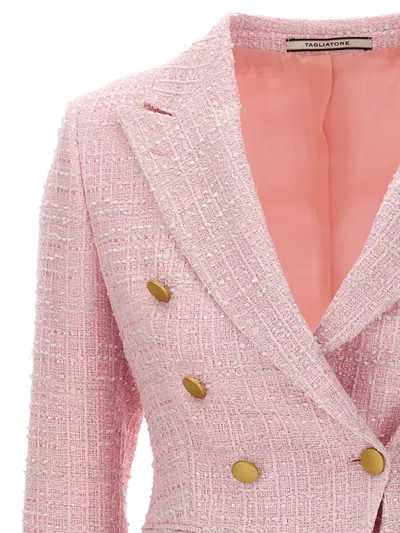 Shop Tagliatore 'alicya' Blazer In Pink