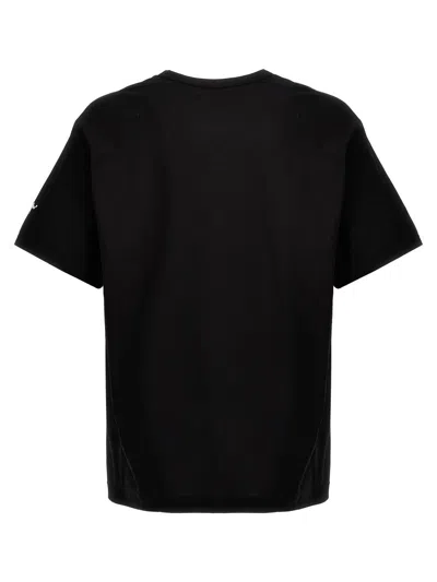 Shop Yohji Yamamoto Logo Print T-shirt In Black