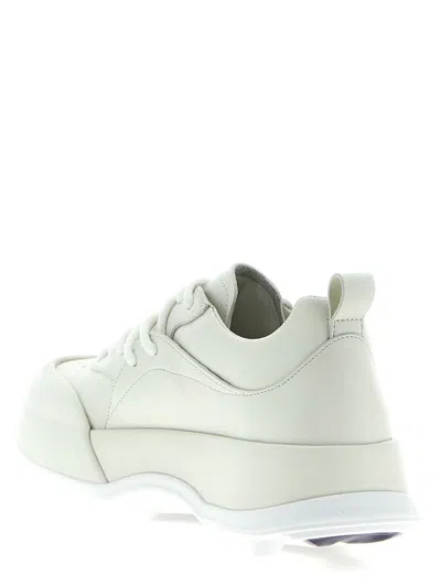 Shop Jil Sander 'sporty' Sneakers In White