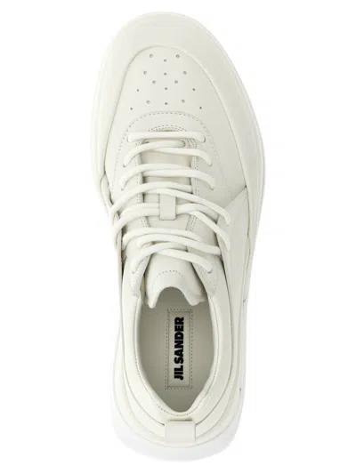 Shop Jil Sander 'sporty' Sneakers In White