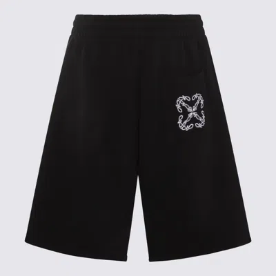 Shop Off-white Black Cotton Shorts