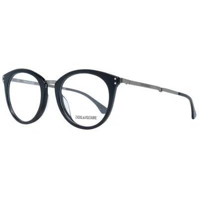 Shop Zadig & Voltaire Black Unisex Optical Frames