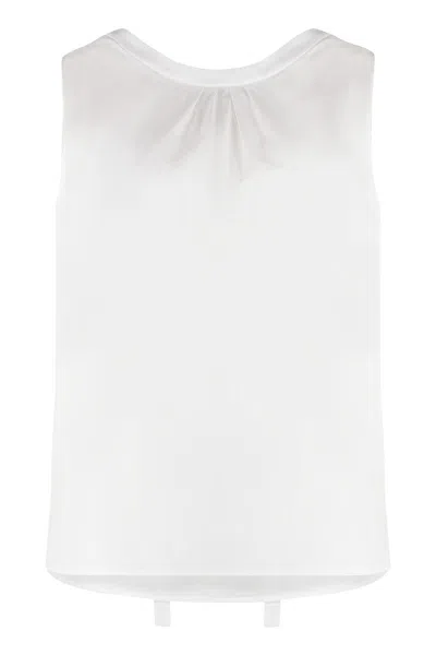 Shop 's Max Mara Ofelia Cotton Tank Top In White