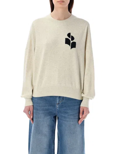 Shop Isabel Marant Étoile Marisans Sweater In Light Grey