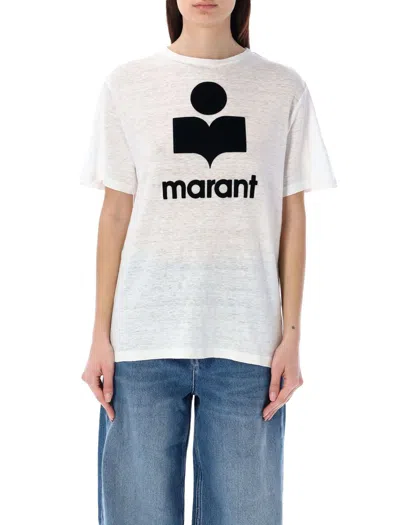Shop Isabel Marant Étoile Zewel T-shirt In White