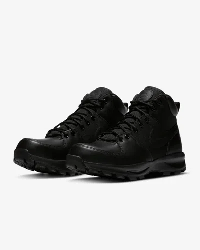 Shop Nike Manoa 456975-001 Men's Black Leather Mid Top Combat Boots Size Us 4 Tuf16