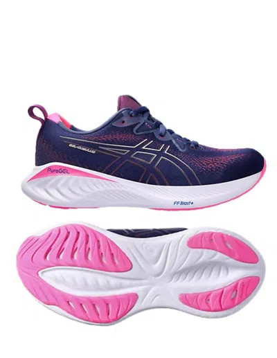 Shop Asics Women's Gel Cumulus 25 Running Shoes In Deep Ocean/lilac Hint In Multi