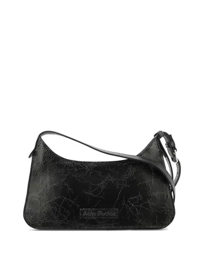 Shop Acne Studios "mini Platt" Shoulder Bag In Black