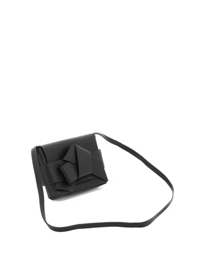 Shop Acne Studios "musubi" Mini Crossbody Bag In Black
