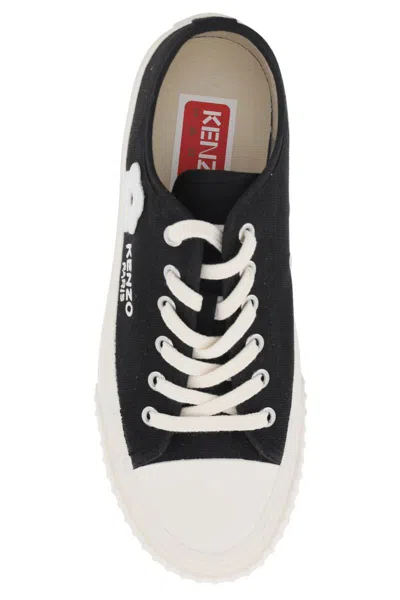 Shop Kenzo Foxy Canvas Sneakers For Stylish In Black