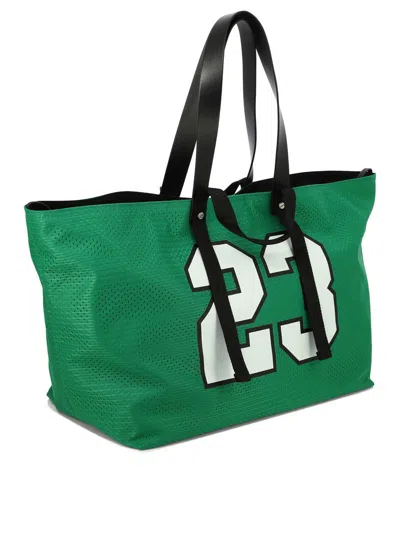 Shop Off-white "day Off Baseball" Tote Bag In Green