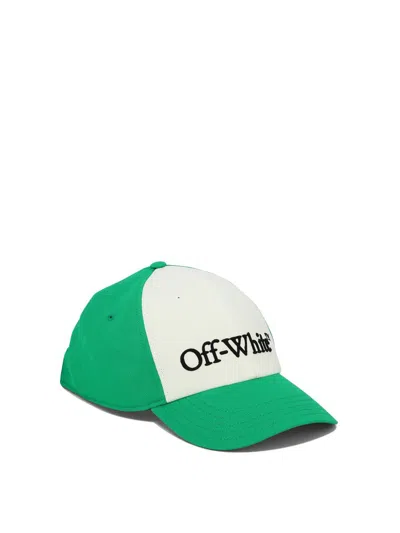 Shop Off-white "drill Logo" Cap In Green
