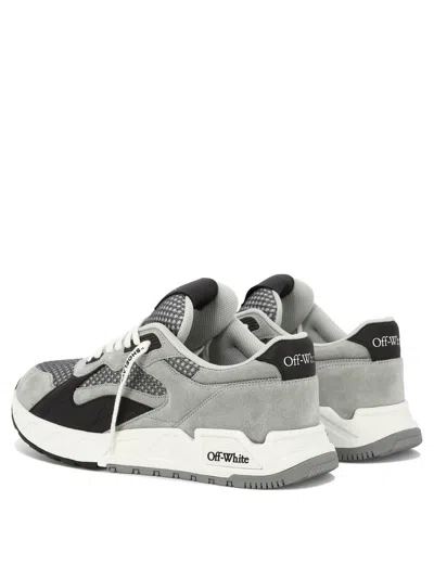 Shop Off-white "kick Off" Sneakers In Grey