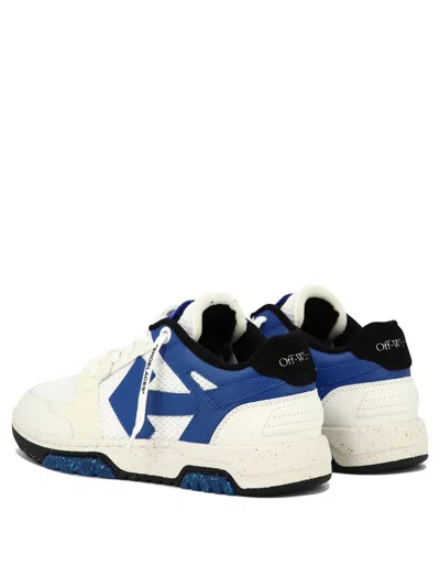 Shop Off-white "slim Out Of Office" Sneakers In Blue
