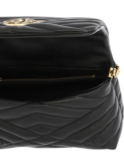 Shop Pinko "love Click Puff Classic" Shoulder Bag In Black