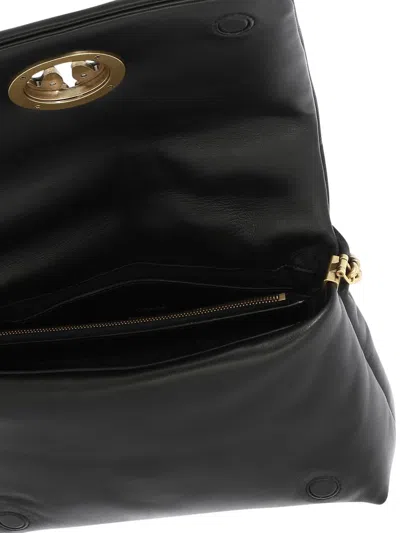 Shop Pinko "love Click Puff Classic" Shoulder Bag In Black