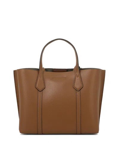 Shop Tory Burch "small Perry" Handbag In Brown