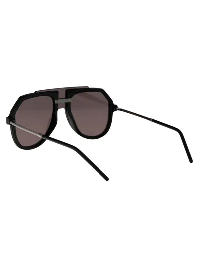 Dolce & Gabbana Dolce  Gabbana Eyewear Aviator Frame Sunglasses In 25257n Matte Black