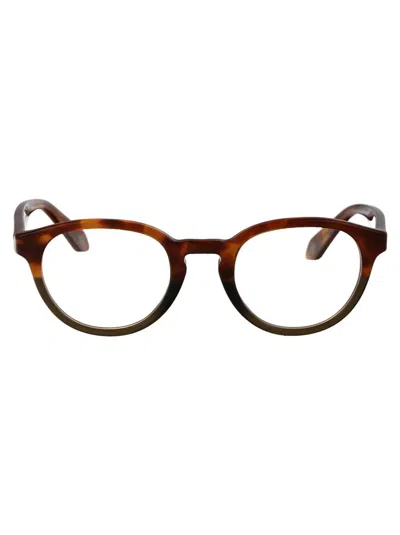 Shop Giorgio Armani Optical In 5988 Havana Red/opal Olive Green