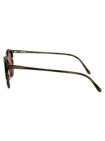 Shop Oliver Peoples Sunglasses In 173553 Soft Olive Bark